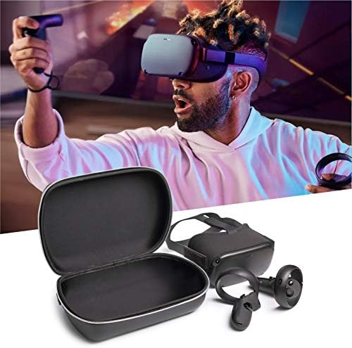 Калъф за гейминг слушалки Oculus Quest VR Твърд Защитен Пътна Чанта За носене, Подходящи за Oculus Quest 2 Elite Strap 128 GB/64 GB, Quest 2 128 GB /256 GB, слушалки, сензорни контролери, кабели, батерии