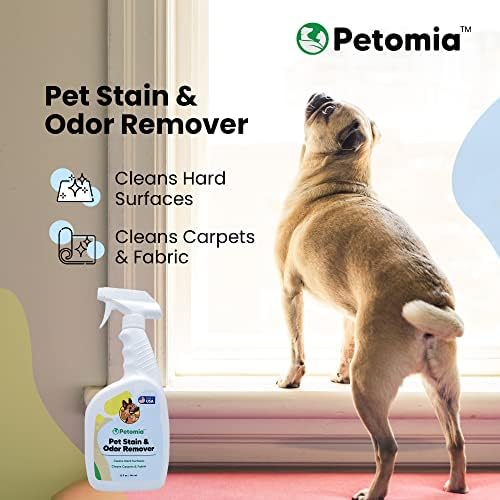 Petomia 32 течни унции 3-в-1 за премахване на петна и миризма на домашни животни (Биоэнзимная композиция)
