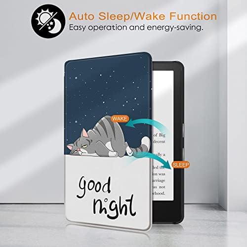 Калъф за Kindle в Oasis (9-то поколение, 2017 година на издаване), Ултра-защитен калъф от висококачествена кожа с автоматична функция за събуждане/сън за изцяло на новия 7-инчов Kindle Оазис от , Constellation