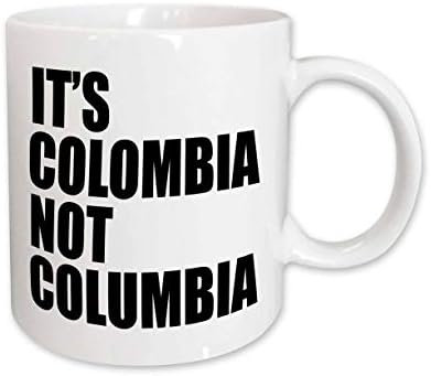 3. Керамична чаша Its Colombia Not Columbia, 11 грама, бяла