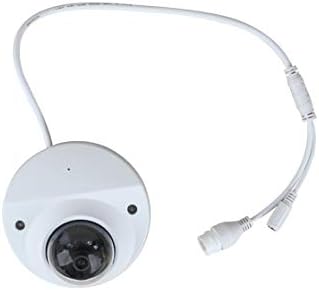 Loryta 5-Мегапикселова Мини-Интелигентна IP камера с фокусно разстояние Starlight AI IR, Жичен POE-помещение, Защитени от атмосферни влияния IP67 за защита IK10, откриване на транспортни средства и хора, Вграден микрофон,