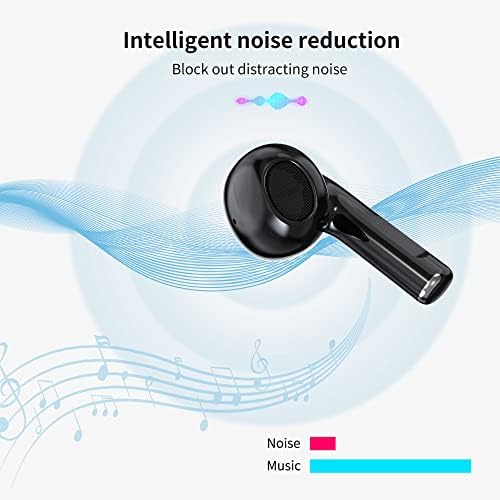 Tikgram Bluetooth 5,1 gag за ушите на Истинска Безжична Слушалка с ефект на съраунд звук, 3D Интелигентно Сензорно Автоматично сдвояване ipx5 Водоустойчив Вграден спортен микро?