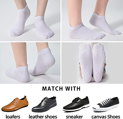 Спортни чорапи за бягане на щиколотках Corlap, Тънки спортни чорапи с дълбоко деколте без подплата за мъже и жени (5 и 8 двойки)