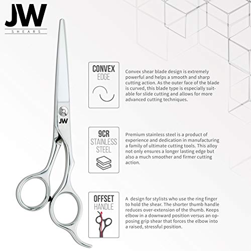 Професионални ножици JW Серия Razor Edge - Комплект за Подстригване на коса и ножица Филировочных