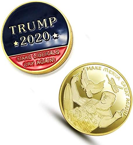 blinky на Доналд Тръмп 2020 Merica Златни Възпоменателни монети MAGA