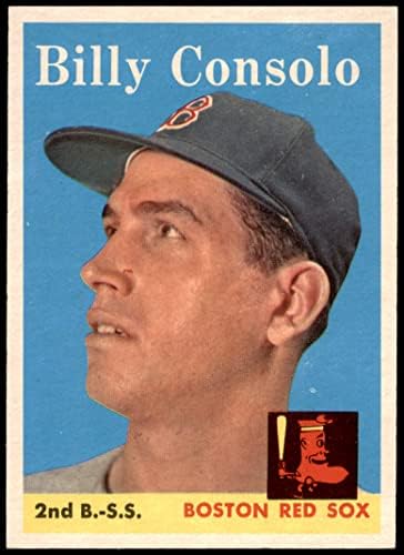 1958 Topps # 148 Били Консоло на Бостън Ред Сокс (бейзболна картичка) Ню Йорк Ред Сокс