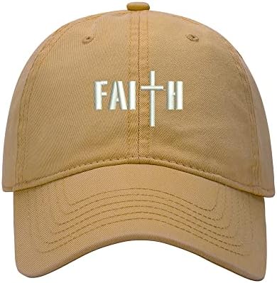 L8502-LXYB бейзболна шапка Мъжка Faith Jesus Бродирани Промытая Памучен Шапка За Татко бейзболни Шапки
