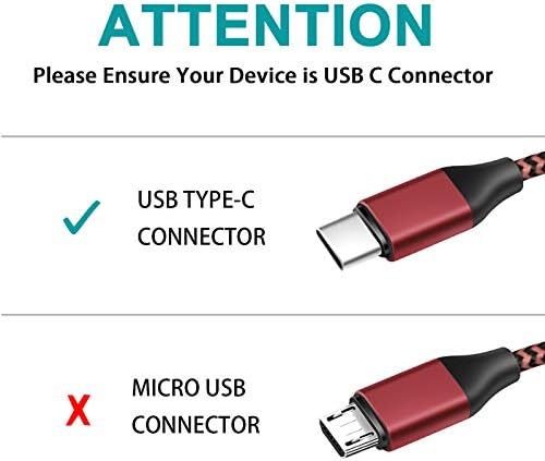 Зарядно устройство, USB C10FT за контролер PS5, Кабел За зареждане с Найлон Оплеткой, Удължен USC 3A, Висока Скорост Кабел за синхронизация на данни, съвместим с контролери на Playstation 5 Dualsense серия Xbox X /