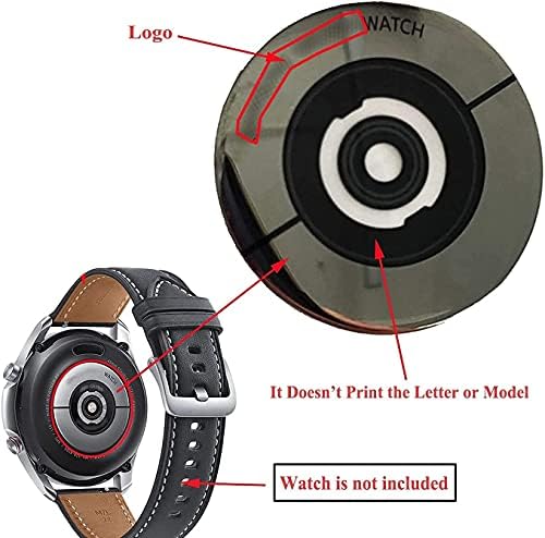 P & R Galaxy Watch Active 2 Подмяна на задното стъкло на Задната със Стъклен капак на обектива за Samsung Galaxy Watch Active 2 (40 мм44 мм), Galaxy Watch 3 (41 мм45 мм) + 2 парчета тиксо + Инструменти