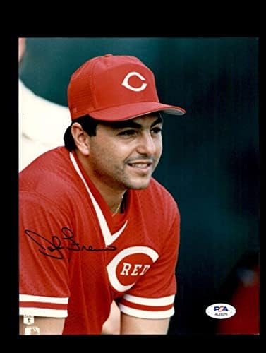 ДНК PSA Джон Франко С Автограф на снимки 8x10 Червен Цвят, с автограф - Снимки на MLB с автограф
