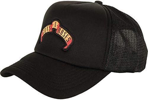 Мъжка шапка на шофьор на камион с логото на Guns N' Roses, Черна
