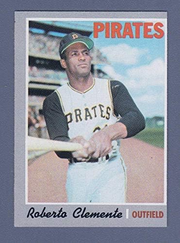 1970 Бейзболна картичка Topps #350 Роберто Клементе Питсбърг Пайрэтс, NM o / c stn - Бейзболни картички с надпис Slabbed