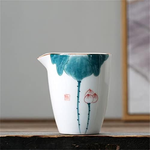 GANFANREN Lotus Ръчно рисувани керамични пещи Cha Hai Керамични Чай Отделен Инструмент, Кунг-фу, Определени Пигментированный (Цвят: както е показано, размер: един размер)