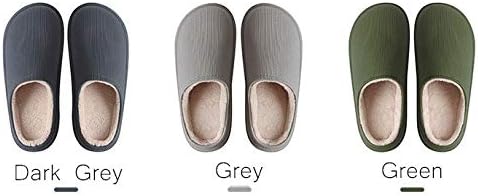 TJLSS / чехли от EVA; Сезон зима-2020; Топли непромокаеми зимни памучни чехли на дебела подметка; плюшен водоустойчив Домашна мъжки обувки (Цвят: B размер: код 43)