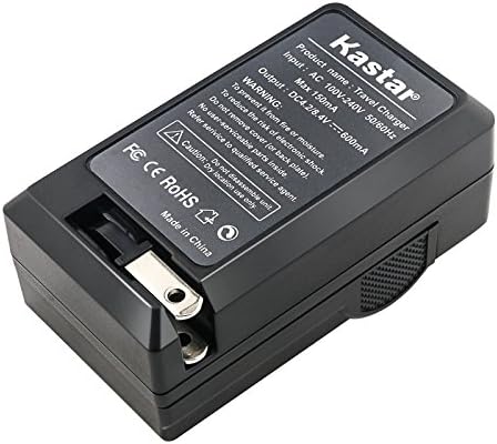 Комплект зарядно устройство Kastar за пътуване с автомобил зарядно устройство подходящо за батерии Olympus Li-50B, Olympus Li-70B, Pentax D-Li92, Sony NP-BK1
