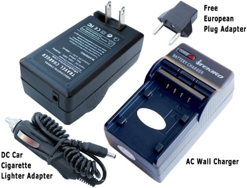 iTEKIRO AC Стенно Зарядно за Кола dc Комплект за Panasonic CGA-DU12 + iTEKIRO 10-в-1 USB Кабел За зареждане