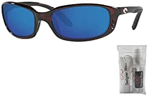 Costa Brine 6S9017 Овални Слънчеви очила за мъже + КОМПЛЕКТ с Дизайнерски Безплатен набор от продукти за грижа за очила iWear