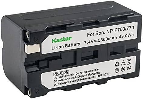 Зарядно устройство Kastar NP-F750/NP-F770 LTD2 USB, съвместимо с GVM GVM-7W GVM-RGB9S GVM RGB-9W GVM-6W GVM FS03R GVM-Y1 GVM S200 GVM-5W, led подсветка Rotolight НЕО 3 за запис на видео от камера RGBWW