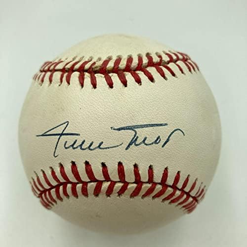 Уили Мейс, подписано Официално споразумение за Национална лига бейзбол PSA DNA COA - Бейзболни топки с автографи