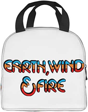 SINIVALIA Earth Music Wind & Band Fire Чанта За Обяд за многократна употреба Изолиран Ланчбокс Преносими Чанти За Bento Чанти За Пътуване Училище Офис
