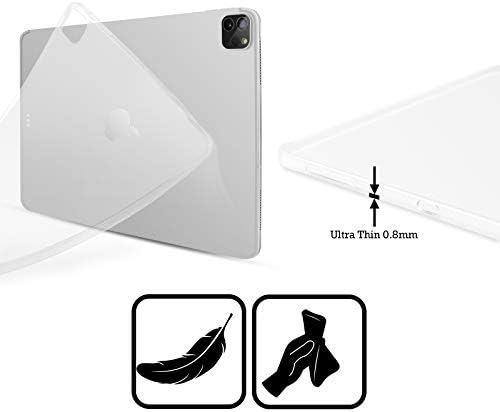 Дизайн на своята практика за главата, официално лицензиран Тотнъм Хотспур, в синьо-бял Мрамор иконата, Мек Гелевый калъф е Съвместим с Apple iPad Pro 11 2020/2021/2022