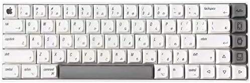 Капачка за ключове и в стила на Mac Apple Материал PBT 124 бутони, Подходящи за игри клавиатури кепета 68/84/87/96/98/104/108 (японската версия)