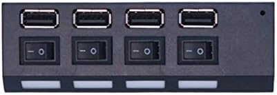SHYPT USB 2.0 Хъб Сплитер Hub Използвате захранващ Адаптер 4 Порта Няколко Удължител 2,0 USB-Хъб с Ключ за PC