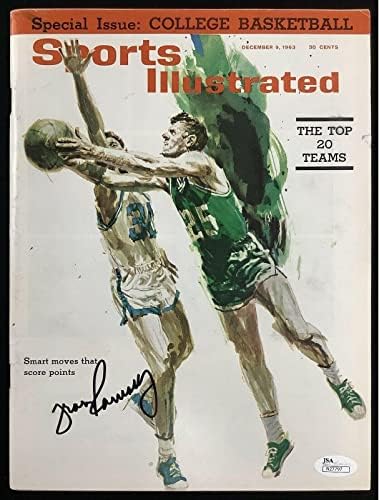 Франк Рамзи Подписа за Спортс илюстрейтид Mag 12/9/63 Без етикет Селтикс Auto JSA - Списания НБА с автограф