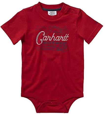 Боди с къс ръкав за малки момчета Carhartt