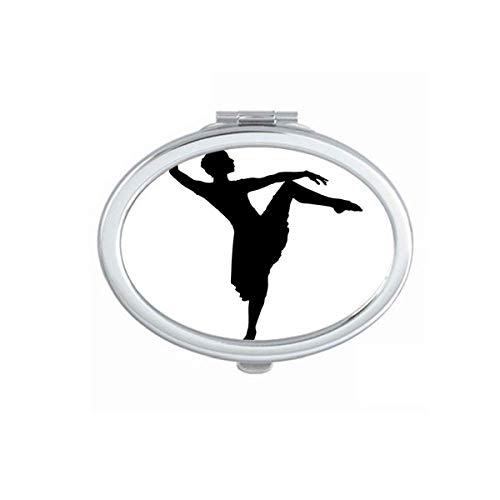 Танцово Изкуство Танцьорка Спортно Огледало Портативен Сгъваем Ръчен Грим Двойни Странични Очила