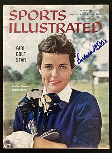 Барбара Mcintyre Подписа за Спортс илюстрейтид 22.08.60 No Label Girl Star Golf JSA - Списания по голф с автограф