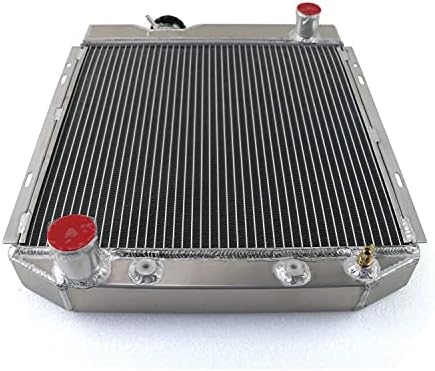 EGINCOOLER 3-Вграден Алуминиев Радиатор със сърцевина за 1964-1966 Ford Mustang /1960-1965 Falcon 5.0 L V8 AT/MT 60 61 62 63 64 65 66