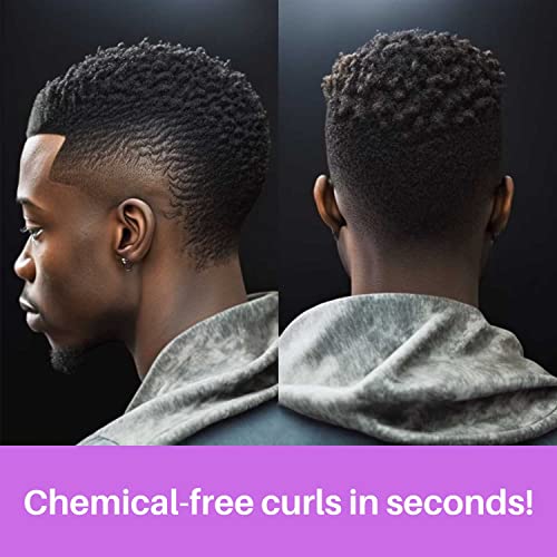 Върти метлата, без химикали премиум-клас, подобно на гъба силиконова четка Twist Curl за коса различни култури (розова)