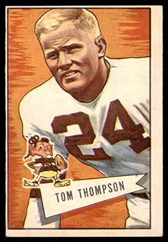 1952 Боуман # 26 Том Томпсън Cleveland Browns-FB (Футболна карта) В. Г. Browns-FB Уилям и Мери