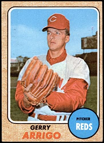 1968 Topps # 302 Джери Арриго Синсинати Редс (Бейзболна картичка) БИВШИЯТ играч на червените