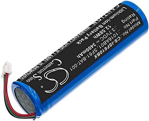 Батерия Cameron Sino за Intermec SF61, SF61b P/N: 1016AB01, 5711783259886, 8507600090, SF61-ПРИЛЕП-001 литиево-йонна с капацитет 3400 mah/12,58 Wh
