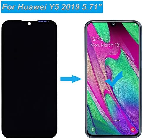 LCD дисплей, съвместим с Huawei Y5 2019 AMN-LX9 AMN-LX1 AMN-LX2 AMN-LX3, 5,71инчов LCD сензорен дисплей, дигитайзер, сглобени с инструменти