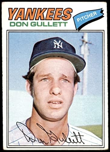 1977 Topps 15 Дон Гуллетт Ню Йорк Янкис (Бейзболна картичка) ДОБРИ Янкис