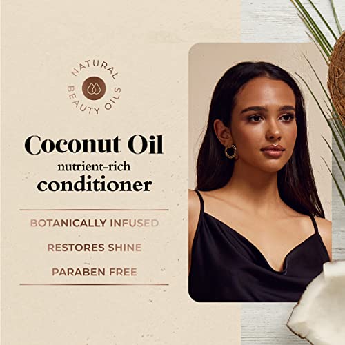 Климатик с кокосово масло, богат на хранителни вещества Oliology - Възстановява блясък и Омекотява Косата | Възстановява Увредените, Сухи, Отслабена коса | Интензивно овлажнява | Съдържа растителни компоненти | Не съдържа