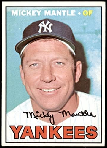 1967 Topps # 150 Мики Мэнтл Ню Йорк Янкис (Бейзболна картичка) VG/БИВШ Янкис