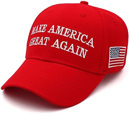 Шапка Тръмп 2024 С Бродерия Ultra MAGA Тръмп Hair Red Hat Консервативната Републиканска Забавно FJB Регулируема Шапка за Мъже И Жени