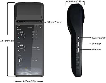 n/a 5,0-Инчов Преносим PDA устройства POS-терминал Термален Принтер Проверка 58 мм Android 7,0 Поддръжка на 3G BT GPS OTG 1D/2D Сканиране