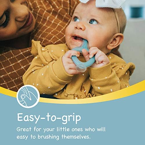 Комплект за почистване на детския език Papablic с Указание на Четка за зъби за Бебета