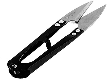 Нов Lon0167 Шивачи Кръстат Бод Ремесленная Прежди надеждна ефективност Ножици, Нож за конци 108 мм Дължина Черен (id: 966 4e ef 235)