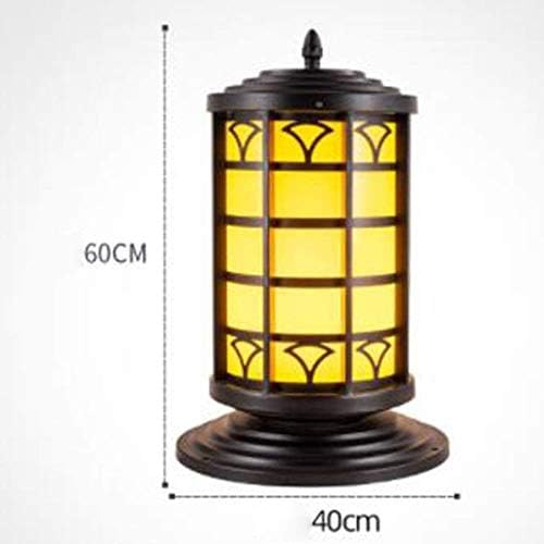 SXYMKJ Led Открит Водоустойчива Лампа за Вътрешния Двор, Дом, с монтиран на стената Лампа, Главоболие, Лампа, Европейски Стил, Вътрешен Двор, Градина, Вила, един от Стълбовете на портата, Лампа