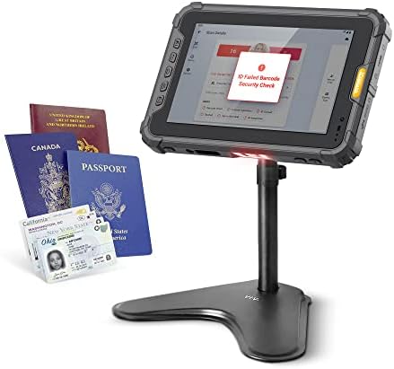 Пакет за управление на посетителите с надежден 8-инчов скенер Android лична карта и паспорт Всичко в едно за барове, нощни клубове, затворени общности, мероприятия и вх?