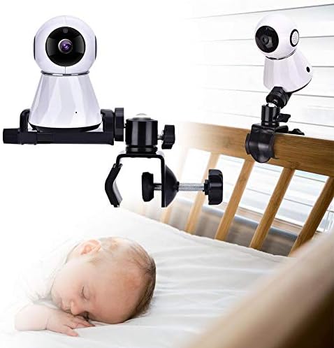 Закрепване за детска камери Canyita, Регулируема Универсален държач и срок за видео монитор за бебета с възможност за завъртане на 360 градуса, подходящ за повечето радионяней