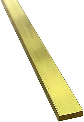 Месинг Плосък прът YIWANGO с Дебелина 4 мм, материал H62, годни за производството на 1 бр. годни за ръчна обработка на метали, медни листа Направи си сам (размери: 25 мм)