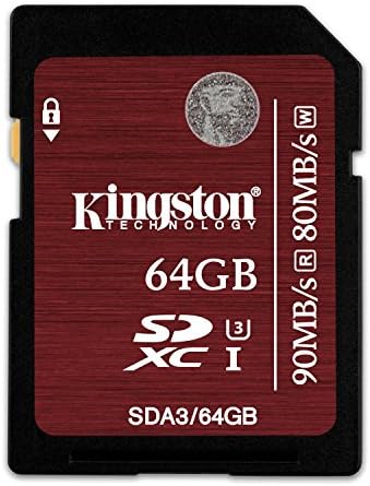 Флаш карта Kingston Digital 64GB SDXC UHS-I Speed Class 3 (SDA3/64 GB)