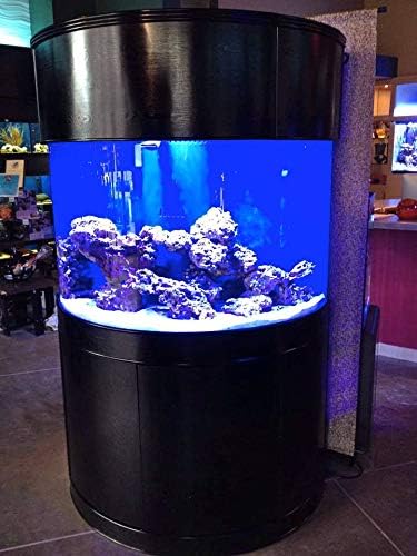 Комплект за аквариума Аква Vim Glass Half Moon (98 литра, розово-черешов)